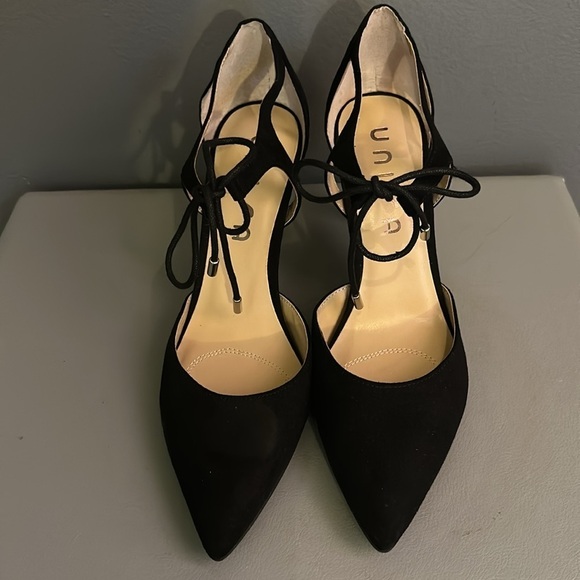 Unisa Black Suede Shoes. Pre owned - Picture 2 of 9